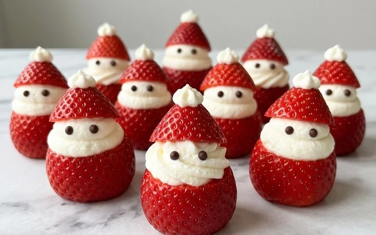Easy Strawberry Santas – Festive Christmas Treats