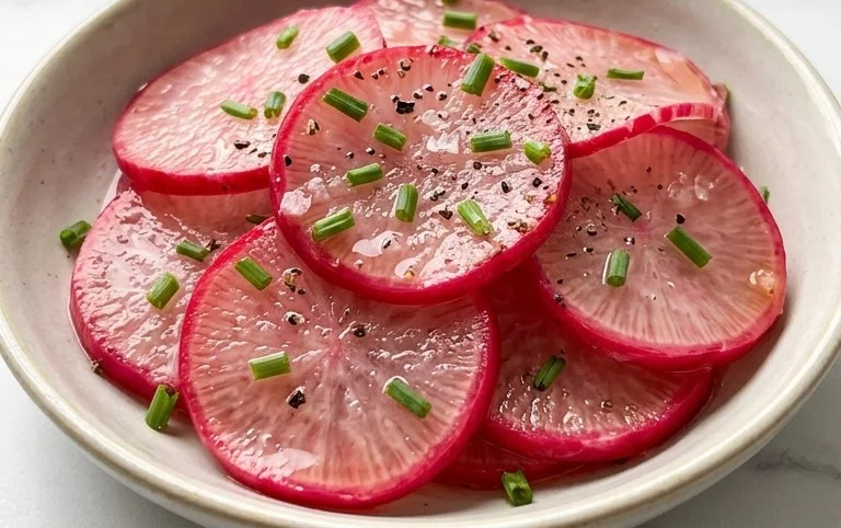 Easy Quick Pickled Radishes