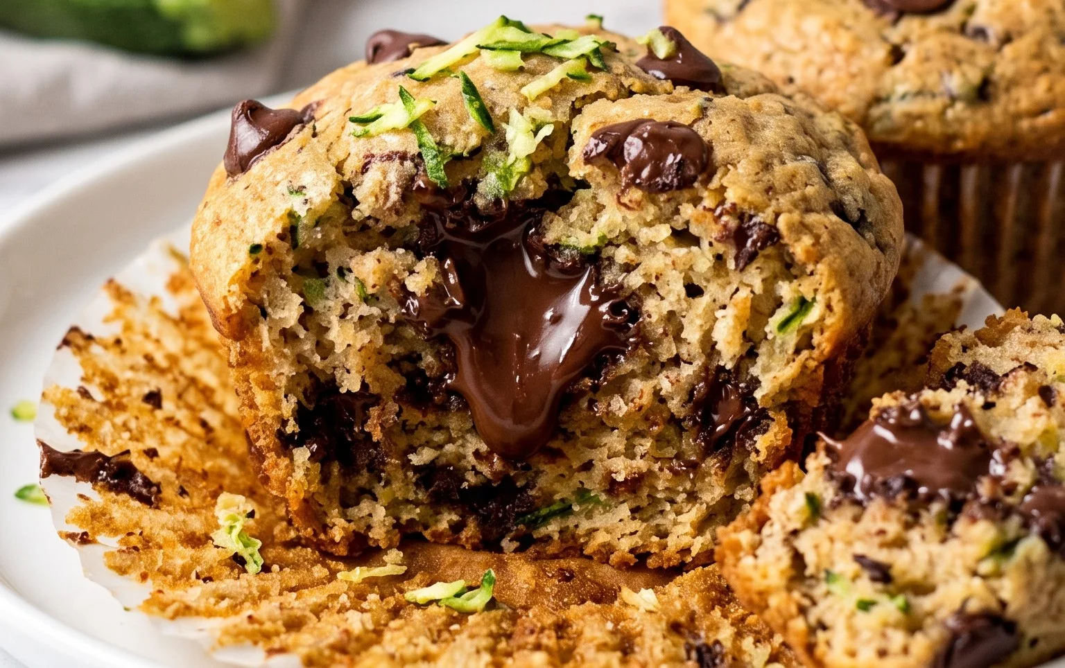 Chocolate Chip Zucchini Muffins